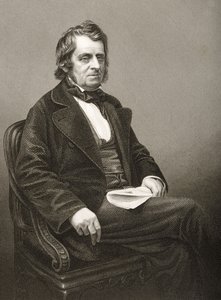 John Arthur Roebuck (1801-79) grabado por D.J. Pound a partir de una fotografía, de 