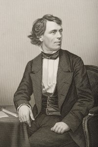 John Bartholomew Gough (1817-86) grabado por D.J. Pound a partir de una fotografía, de 