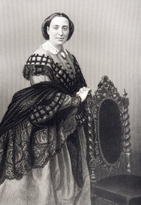 Madame Rosino Penco (1823-94) grabado por D.J. Pound a partir de una fotografía, de 