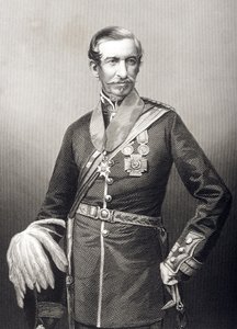 Sir Archdale Wilson (1803-74) grabado por D.J. Pound a partir de una fotografía, de 