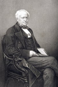 Sir Fitzroy Kelly (1796-1880) grabado por D.J. Pound de una fotografía, de 