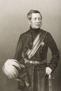 Sir John Fox Burgoyne (1782-1871) grabado por D.J. Pound de una fotografía, de 