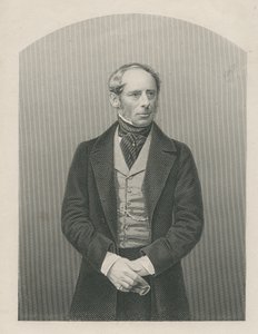 Sir John Somerset Pakington grabado por D.J. Pound de una fotografía, de 