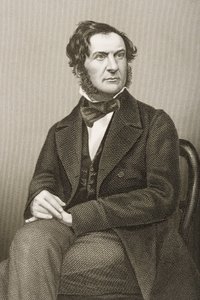 William Ewart Gladstone (1809-98) grabado por D.J. Pound de una fotografía, de 