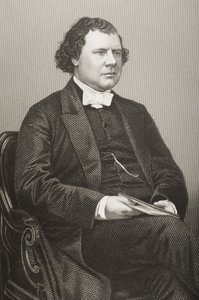 William Morley Punshon (1824-81) grabado por D.J. Pound de una fotografía, de 