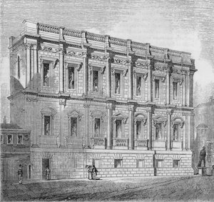 Frente Oriental de la Sala de Banquetes, Whitehall de John Jackson