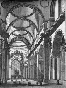Interior de San Pablo, mirando al este, 1835, 1845 de John Jackson