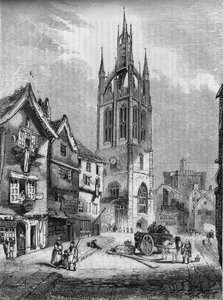 Iglesia de San Nicolás, Newcastle-upon-Tyne, 1845