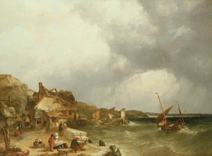 La Costa en Étaples, 1853 de John James Wilson