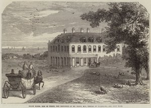 Brook House, Isla de Wight, la residencia del Sr. Seely, MP, visitada por Garibaldi