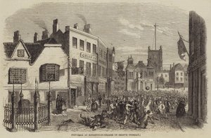 Fútbol en Kingston-on-Thames el martes de carnaval de John Jessop Hardwick