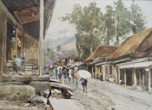 Un día lluvioso en Nikko de John Jnr. Varley