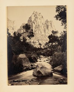 Eagle Crag, Río Virgen, Utah de John K. Hillers