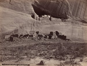 Ruinas de Cliff Dwellings, Canyon de Chelly,1879-1881 (foto)