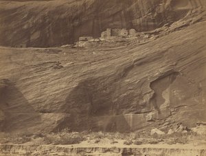 Ruinas de Cliff Dwellings, Canyon de Chelly,1889 (foto)