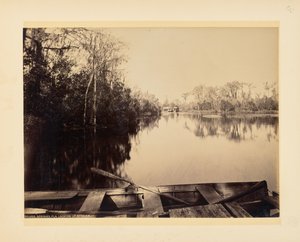 Silver Springs, Florida, vista aguas arriba de John K. Hillers