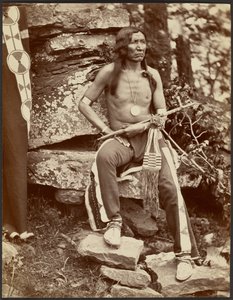 Yellow Bear, de la nación Muscogee en Okmulgee de John K. Hillers