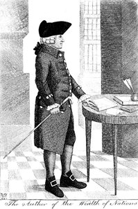 Adam Smith 1723-1790, filósofo y economista escocés, 1790