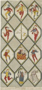 Ventana de vidrio de Betley - Bailarines de Morris: grabado, nd [1751-1790]
