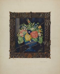 Naturaleza muerta con papel de aluminio y marco, c. 1941 de John Koehl