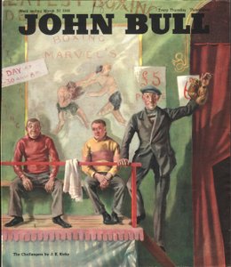 Portada de "John Bull", marzo de 1946 (litografía en color)