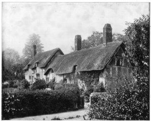 Cabaña de Anne Hathaway, Stratford-On-Avon, Inglaterra, finales del siglo XIX de John L. Stoddard