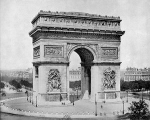 Arco de Triunfo, París, finales del siglo XIX