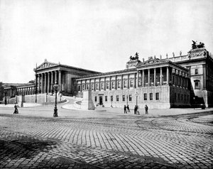 Casas del Parlamento, Viena, 1893 de John L. Stoddard