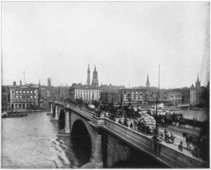 Puente de Londres, Londres, finales del siglo XIX