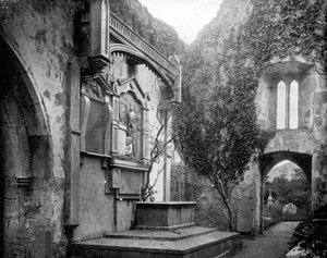 Abadía de Muckross, Lagos de Killarney, Irlanda, 1893 de John L. Stoddard