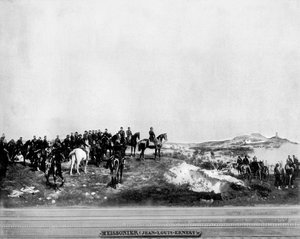 Napoleón III en la Batalla de Solferino, 1859, 1893 de John L. Stoddard