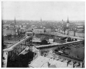 Panorama de Estocolmo, Suecia, finales del siglo XIX de John L. Stoddard