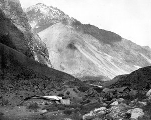 Paso de Uspallata, Cordillera de los Andes, América del Sur, 1893 de John L. Stoddard