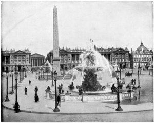 Place de la Concorde, París, finales del siglo XIX