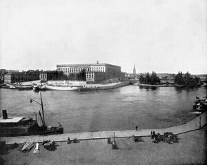 Palacio Real, Estocolmo, Suecia, 1893 de John L. Stoddard