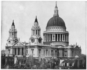 Catedral de San Pablo, Londres, finales del siglo XIX de John L. Stoddard