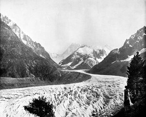 La Mer de Glace, Suiza, 1893 de John L. Stoddard