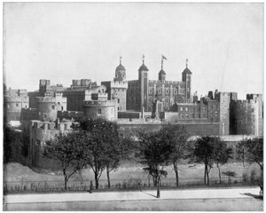 La Torre de Londres, Inglaterra, finales del siglo XIX de John L. Stoddard