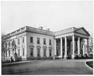 La Casa Blanca, Washington DC, finales del siglo XIX de John L. Stoddard