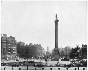 Trafalgar Square, Londres, finales del siglo XIX