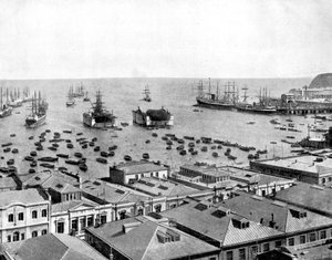 Puerto de Valparaíso, Chile, 1893
