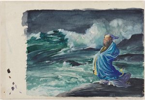 Un Rishi provocando una tormenta, 1897