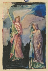 Estudio para "Fe" y "Esperanza" de John La Farge