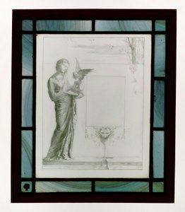Este era un spray al que se aferraba el pájaro de John La Farge