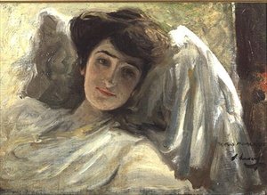 Una Dama Alta en Reposo de John Lavery