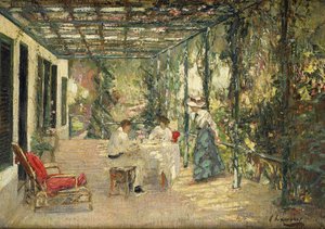 Desayuno en la Terraza de John Lavery