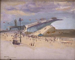 Brighton desde el Royal Albion de John Lavery