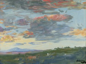 Atardecer en Tánger de John Lavery