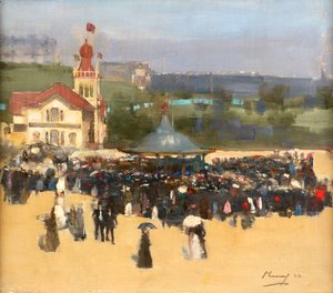 Los Húngaros Azules, 1888 de John Lavery