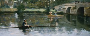 El Puente en Grez de John Lavery